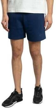 Emporio Armani EA7 Korte Broek Lijnen Logo Sweat Shorts