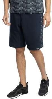 Emporio Armani EA7 Korte Broek Patroon Sweat Shorts