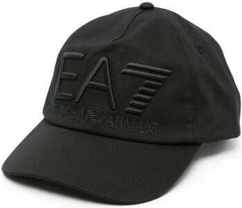 Emporio Ar i EA7 Zwarte Casual Baseballpet Black Unisex