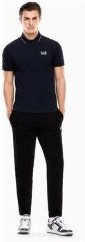 Emporio Armani EA7 Polo Shirt Korte Mouw Poloshirt met logo en versiering - Foto 11