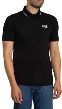 Emporio Armani EA7 Polo Shirt Korte Mouw Poloshirt met logo en versiering - Foto 7