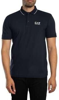 Emporio Armani EA7 Polo Shirt Korte Mouw Poloshirt met logo en versiering - Foto 9