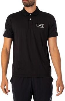 Emporio Armani EA7 Polo Shirt Korte Mouw Ventus poloshirt met logo op de borst - Foto 3