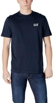 EA7 Emporio Armani T-shirt van puur katoen model 'TRAIN CORE' - Foto 3