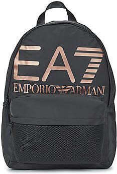 Emporio Ar i EA7 Stedelijke Rugzak met Verstelbare Banden Black