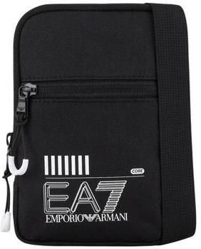 Emporio Armani EA7 Zwart Witte Mini Pouch Schoudertas Black Heren - Foto 2