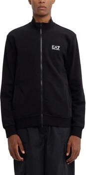 Emporio Armani EA7 Zwarte Sweater Casual Veelzijdig Logo Black Heren