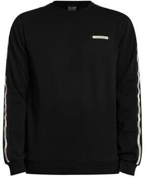 EA7 Emporio Armani sweatshirt met label-details en ronde hals - Foto 3