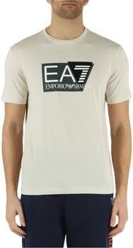Emporio Armani EA7 Visibility T-Shirt Beige- Heren Beige
