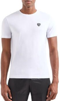 Emporio Armani EA7 Stretch Viscose T-shirt Wit Ronde Hals White Heren - Foto 19