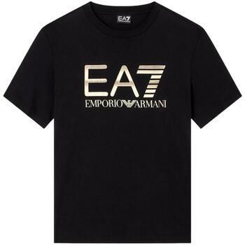 Emporio Armani EA7 T-shirt Korte Mouw Slim T-shirt met logo-opdruk - Foto 2