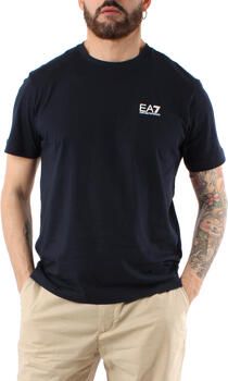 EA7 Emporio Armani T-shirt van puur katoen model 'TRAIN CORE' - Foto 2
