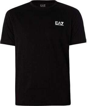 Ea7 Emporio Armani T-shirt Pima Cotton Core ID T-Shirt Black White - Foto 2