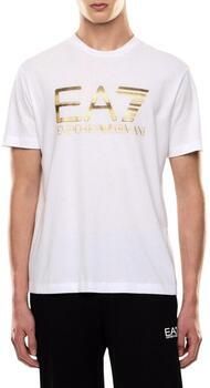 EA7 Emporio Armani T-shirt met logo en ronde hals