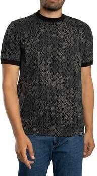 Emporio Armani EA7 T-shirt Korte Mouw Normale merkprint T-shirt