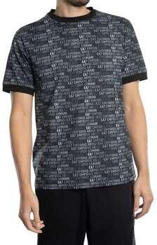 Emporio Armani EA7 Katoenen T-shirt met korte mouwen Lente Zomer collectie Black Heren - Foto 7