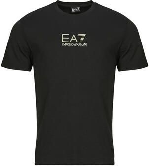 Emporio Armani EA7 T-shirt Korte Mouw TRAIN GOLD LABEL TEE PUNTO ROMA BIG LOGO 7M000301