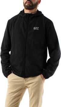 Emporio Armani EA7 Lente Zomer Heren Polyester Jassen Collectie Black Heren - Foto 6