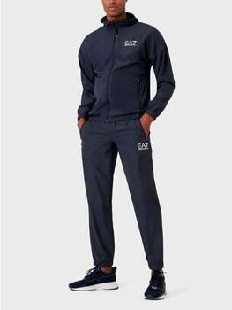 Emporio Armani EA7 Blauwe Hoodie Ventus Trainingspak Blue Heren - Foto 2