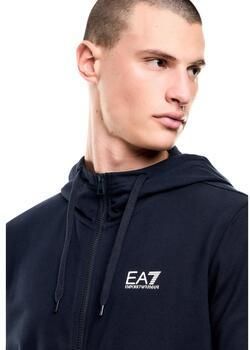 Emporio Armani EA7 Blauwe Sportieve Trainingspak met Hoodie en Joggers Blue Heren