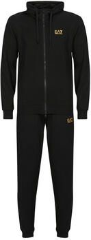 Emporio Armani EA7 Zwarte Katoenen Sweatuit Herfst Winter Collectie Black Heren - Foto 2