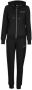 Emporio Armani EA7 Zwarte Jumpsuit met Capuchon en Zakken Black Dames - Thumbnail 1
