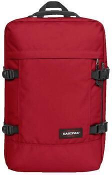 Eastpak Zachte bagage trolley TRAVELPACK SCARLET RED Reisbagage duffel-tas rugzak vrijetijds rugzak
