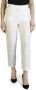 Armani Exchange Stijlvolle linnen broek met elastische tailleband White Dames - Thumbnail 1
