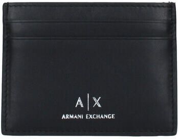 Armani Exchange Leren Portemonnee voor Heren met Binnencompartimenten Black Heren - Foto 4