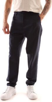 Armani Exchange Slim fit pantalon met structuurmotief