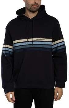 EAX Capuchon sweaters Gestreepte hoodie