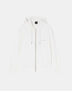 Armani Exchange Sweatjack met tweewegritssluiting model 'FELPA' - Foto 3