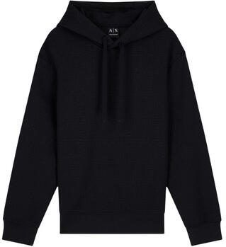 EAX Capuchon sweaters Pullover hoodie met merkpatroon