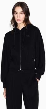 Armani Exchange Sweatjack met viscose en capuchon
