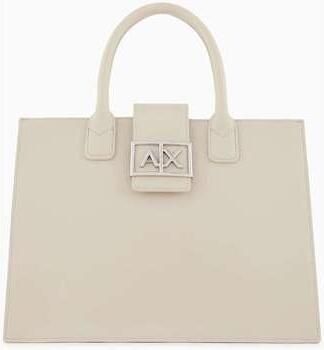 Armani Exchange Lente Zomer Dames Middelgrote Tassen Collectie Beige Dames