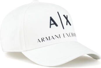 Armani Exchange Stijlvolle Witte Baseballpet Beige Heren - Foto 6