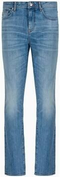 Armani Exchange Blauwe Denim Broek Modern Elegant Blue Heren