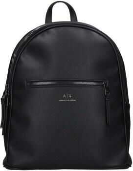 Armani Exchange Zwarte Polyester Rugzak met Meerdere Compartimenten Black Heren - Foto 11
