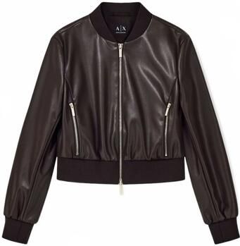 Armani Exchange Leren Jas Xw003136 Af1020 Blouson Jacket