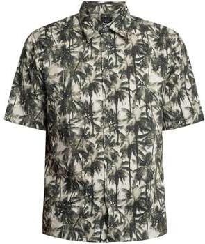 EAX Overhemd Korte Mouw Print Geweven Shirt met Korte Mouwen - Foto 2