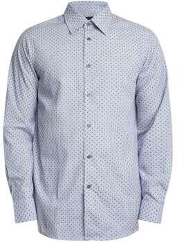 EAX Overhemd Lange Mouw Normaal logo-patroon shirt