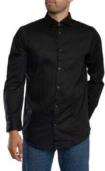 Armani Exchange Regular fit vrijetijdsoverhemd met all-over logoprint