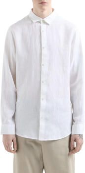 Armani Exchange Linen Overhemd met Lange Mouwen White Heren - Foto 6