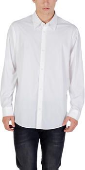 Armani Exchange Regular fit vrijetijdsoverhemd met kentkraag