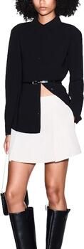 Armani Exchange Overhemdblouse met geïntegreerde riem - Foto 4