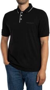 EAX Polo Shirt Korte Mouw Poloshirt met logo en versiering