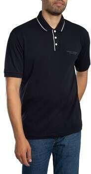 EAX Polo Shirt Korte Mouw Poloshirt met logo en versiering