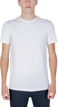 Armani Exchange Lente Zomer Katoenmix T-shirt White Heren