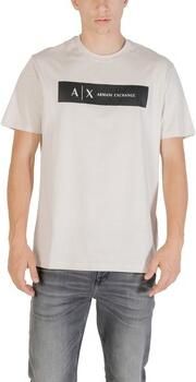 Armani Exchange Regular fit T-shirt van puur katoen met logoprint - Foto 2