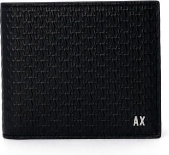 Armani Exchange Portemonnee met Logo Patroon en Kaartsleuven Black Heren - Foto 4